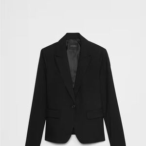 Banana Republic Factory Stretch Black Blazer